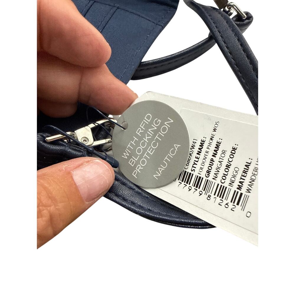 Nautica Navigator foldover phone wallet Crossbody - Picture 7 of 10
